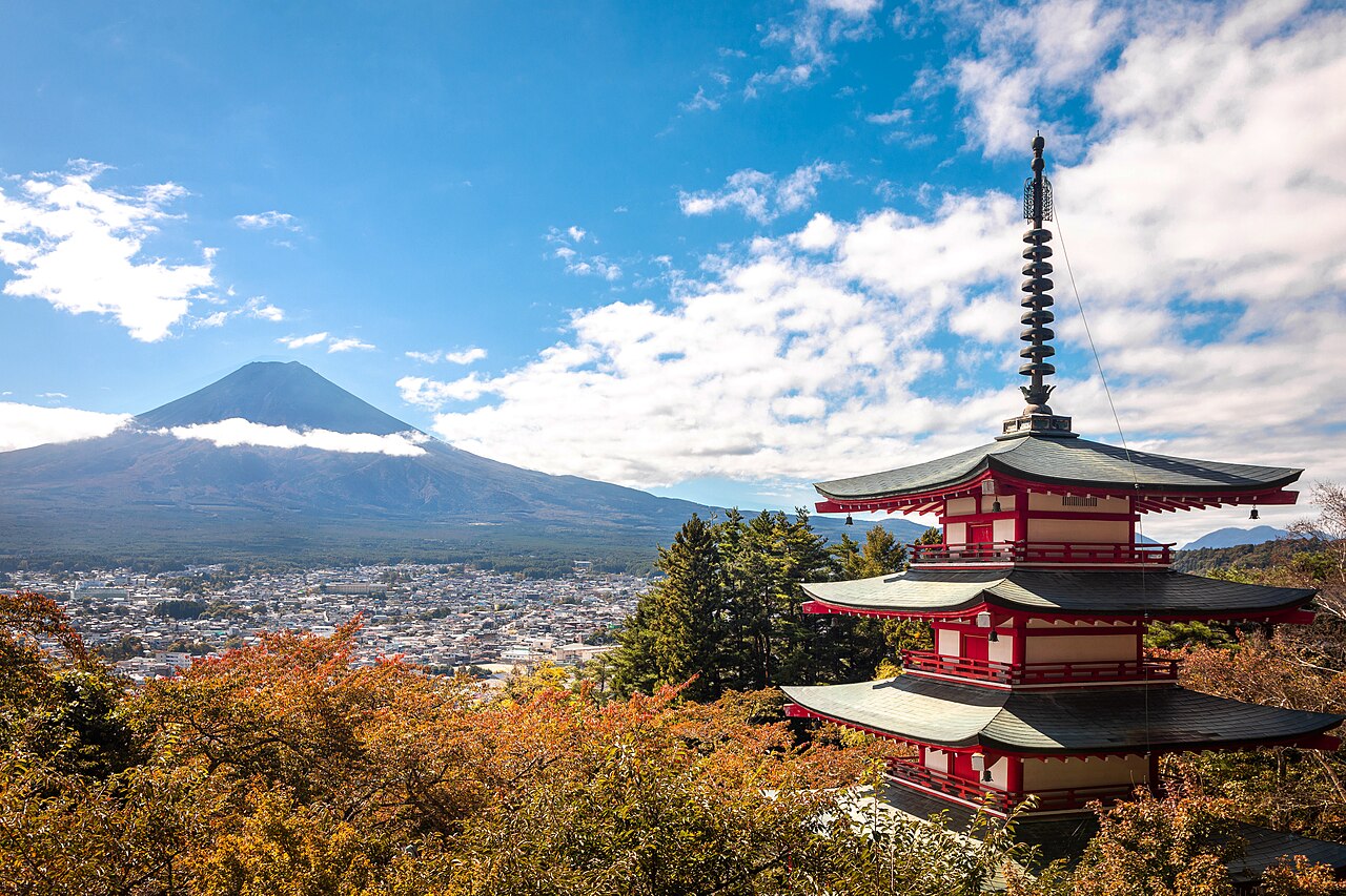 Chureito Pagoda and Mount Fuji 20241022