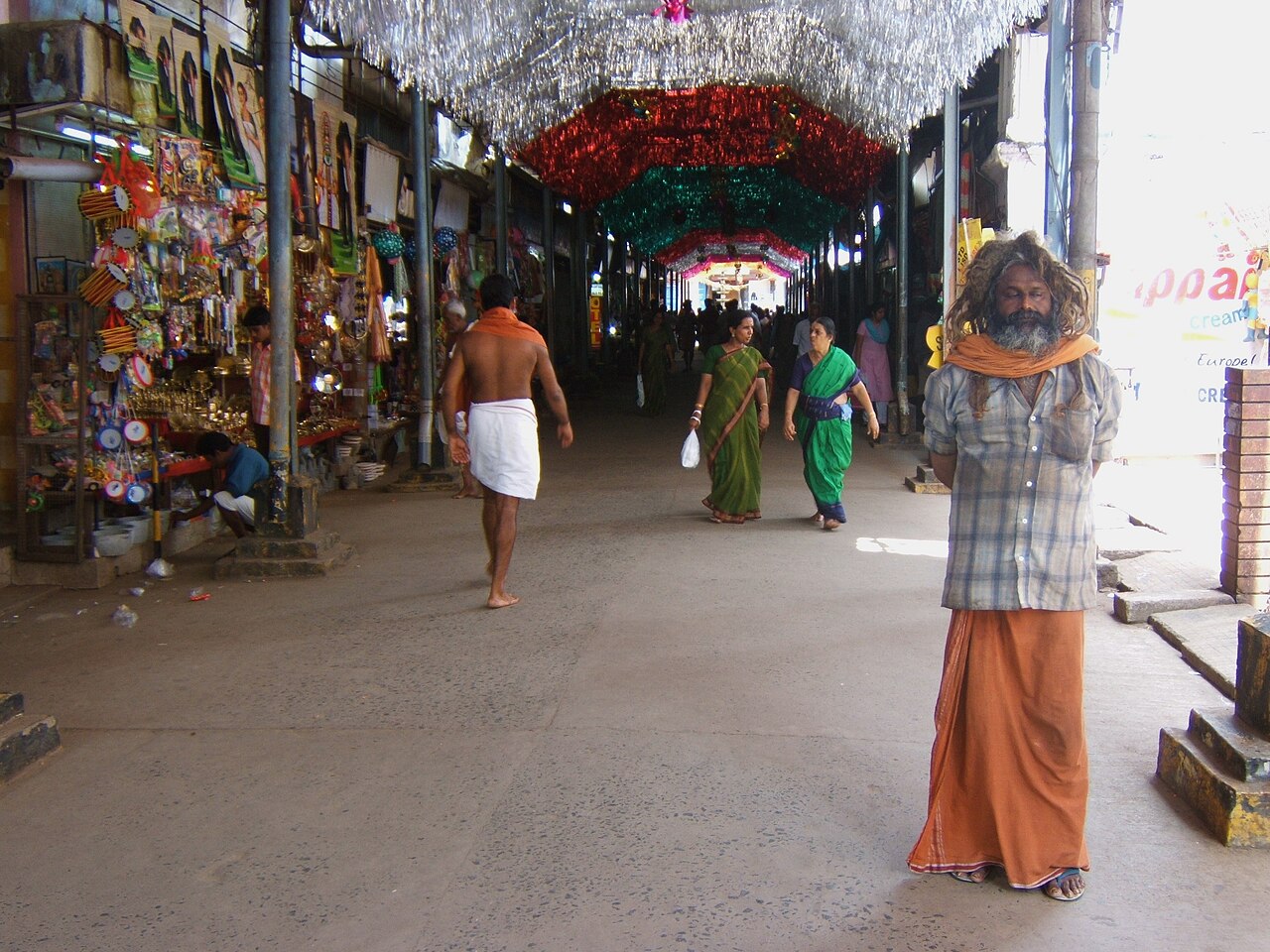 Sadhu at Guruvayur Temple