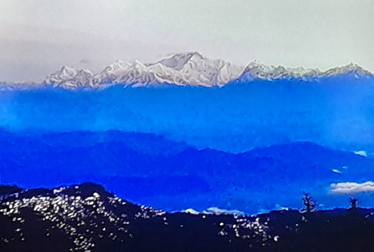 Kanchenjunga range from Tiger Hill, Darjeeling