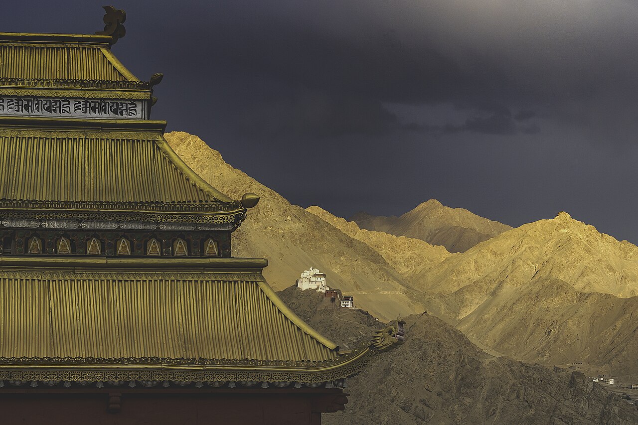 Leh Palace - Leh - Ladakh - View from Shanti Stupa
