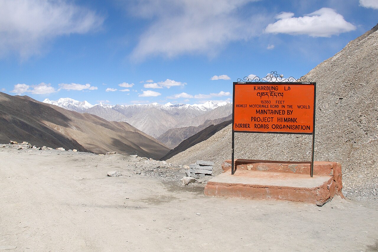Khardung La (mountain pass), Ladakh, North India