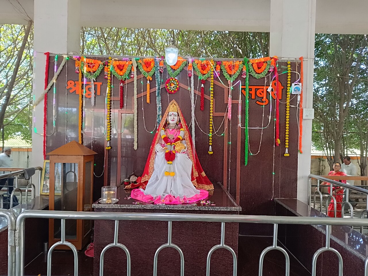 Annapoornadevi Idol at Saibaba temple, Shirdi, Maharastra (2)