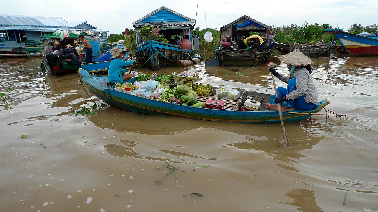 The floating village-Tonle Sap lake