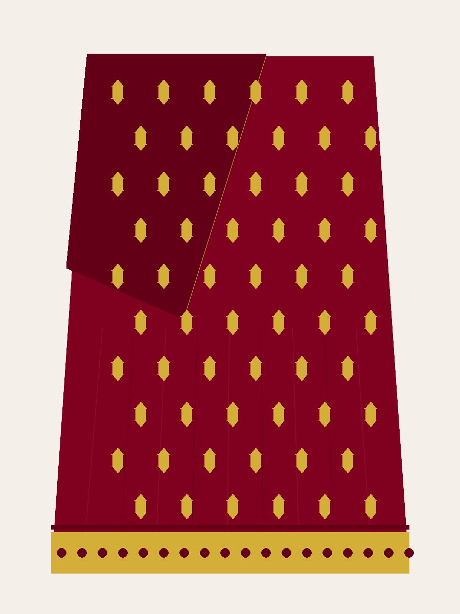 MS-01 Kanjivaram Pure Silk Saree with Zari Border – Maroon