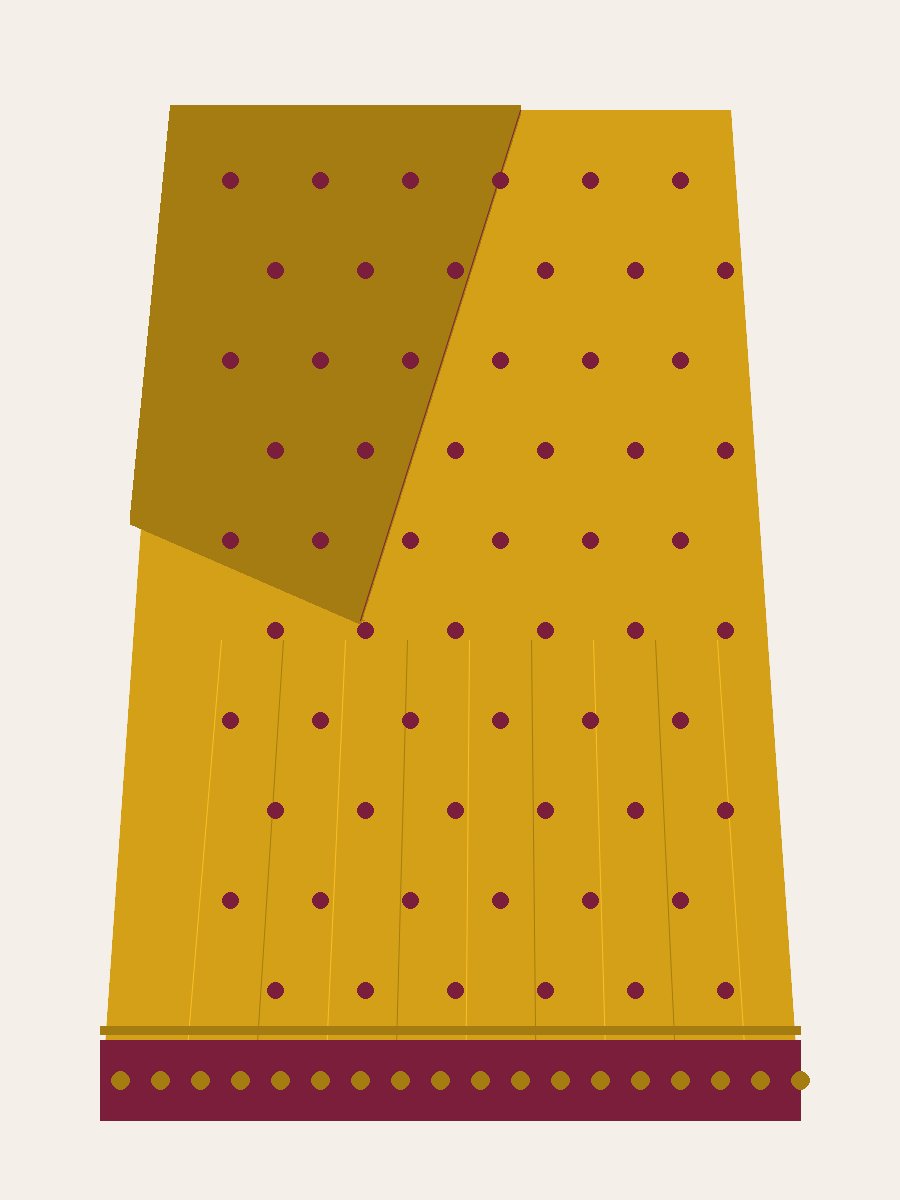 MS-04 Handloom Cotton Saree with Temple Border – Mustard