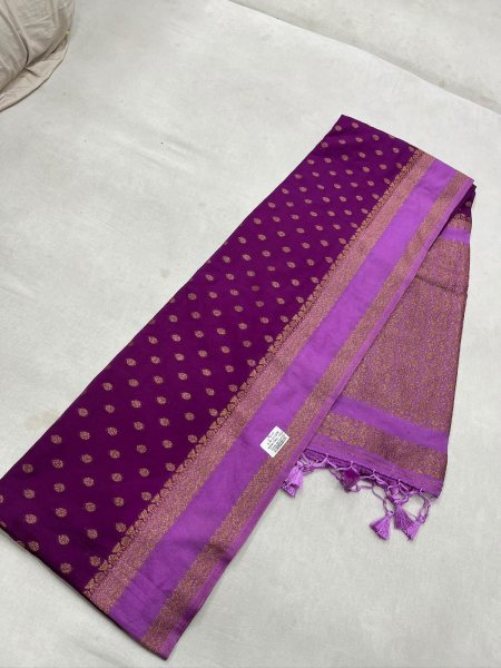 MS-14 Banarasi silk khadi georgette
